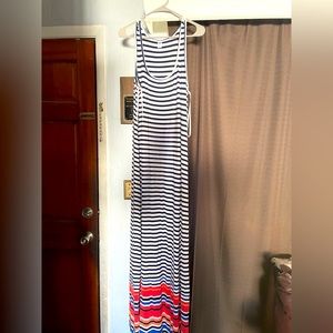 Stripped maxi dress